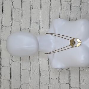 Lucky Brand Semi Precious Gold Tone Quartz Pendant Necklace